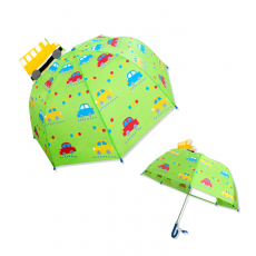 [쌤이오] 눈에 잘 띠는 입체 우산 자동차 아동 우산