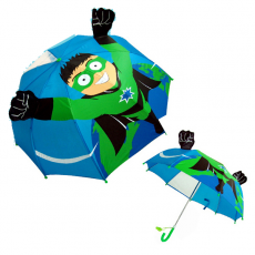 [쌤이오] 눈에 잘 띠는 입체 우산 슈퍼맨 아동 우산