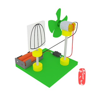 [과학쌤이오] 스팀교육 착시현상 선풍기 실험 키트