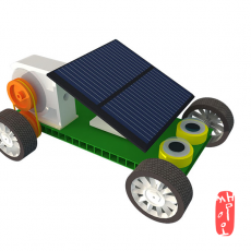 [과학쌤이오] 고무 동력 태양광 자동차 실험 키트