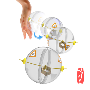[과학쌤이오] 고무줄 탄성에너지 실험 LED 캡슐 키트
