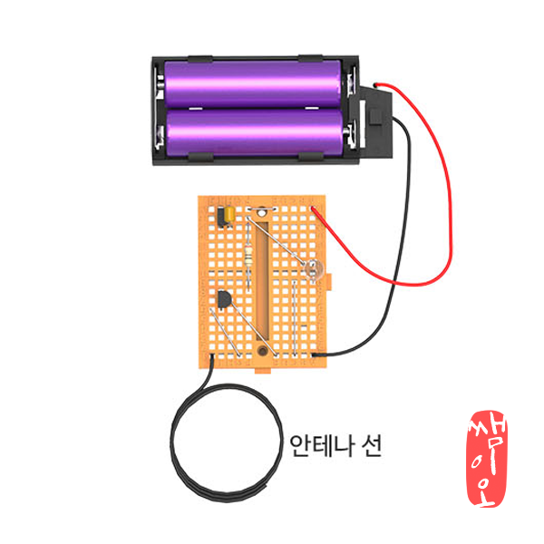 [과학쌤이오] 브레드 보드 정전기 전자파 탐지기 5인용