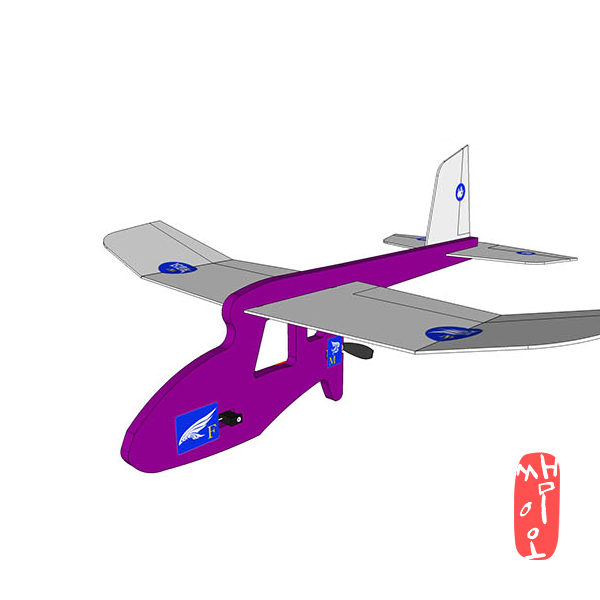 [과학쌤이오] 대회용 전동 글라이더 SKY EAGLE