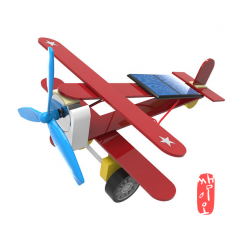 [과학쌤이오] 스팀교육 태양광 실험 복엽 비행기 키트