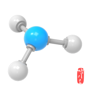 [과학쌤이오] NH3 암모니아 화학 분자구조 만들기 5인