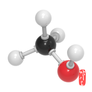 [과학쌤이오] CH3OH 메탄올 화학 분자구조 만들기 5인