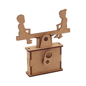 [쌤이오] 나무로 만드는 STEAM ART KIT 오토마타-시소
