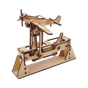 [쌤이오] 나무로 만드는 STEAM ART KIT 비행기조종 P-51