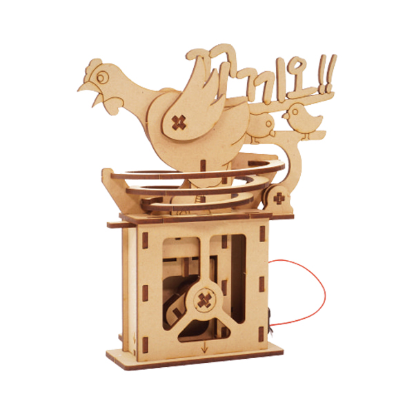 [쌤이오] 나무로 만드는 STEAM ART KIT 마블머신-꼬끼오