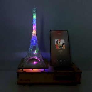 [과학쌤이오] Ai & IoT 보이스 스펙트럼 스피커 에펠탑 만들기