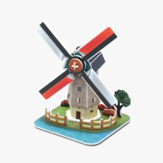[쌤이오] 세계건축물 유명 건축물 풍차 만들기 3D입체퍼즐