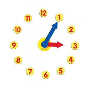 [프리스쿨쌤이오] STEAM 초등 수학 교구 자석 시계 세트